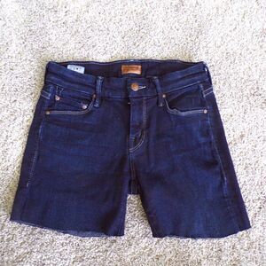 Mother denim jean shorts 25